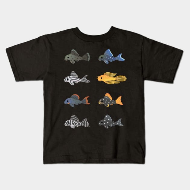 Pleco! Kids T-Shirt by pikaole